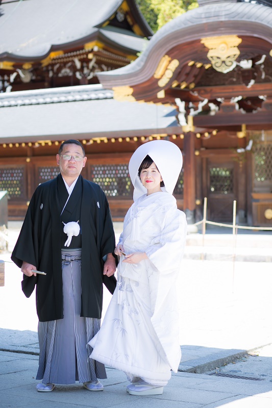 今宮神社でお写真撮り♡白無垢・色打掛編