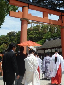 【京都結婚式レポート】大安吉日の上賀茂神社挙式♪