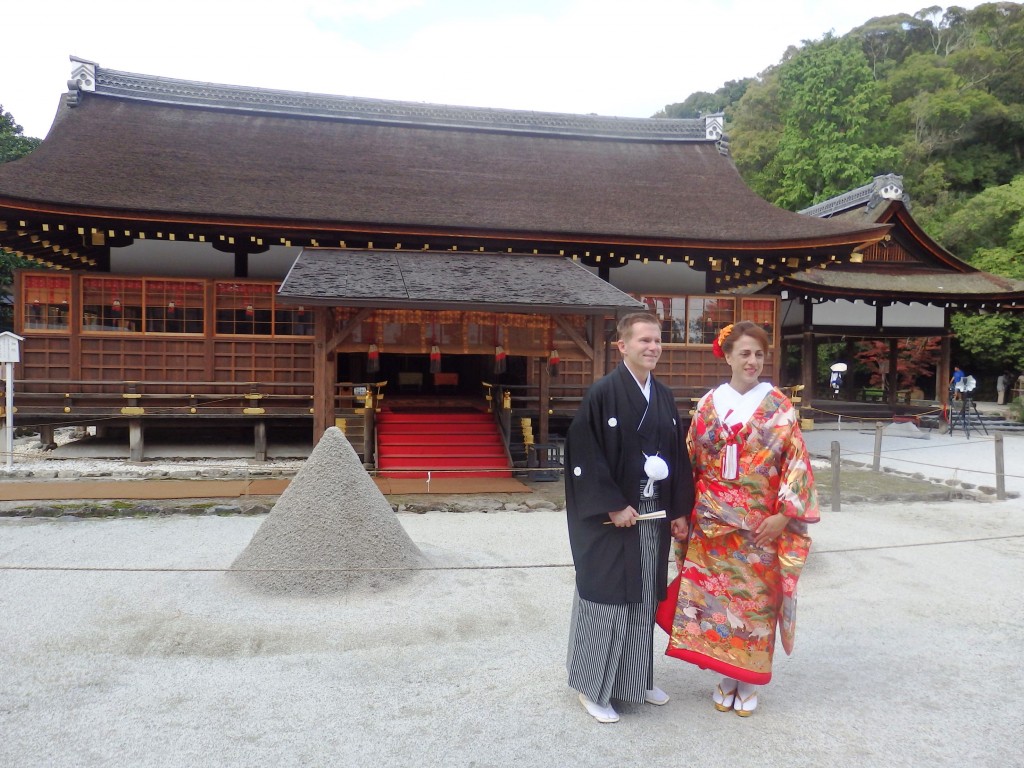 【結婚25周年記念！】アメリカ人ご夫妻の上賀茂神社挙式