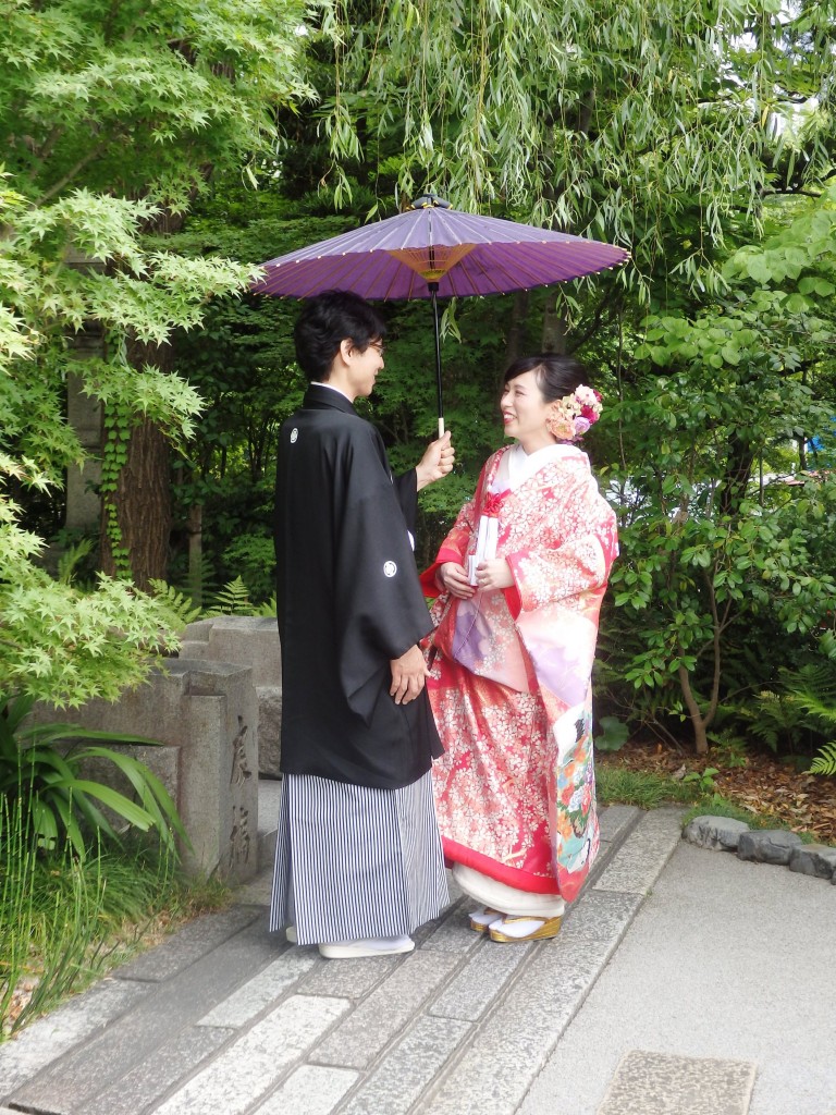 【京都前撮りレポート】梅雨の晴れ間に恵まれた晴明神社での撮影♪